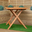 Windermere Outdoor 6 Person Folding Rectangular Wooden Table
