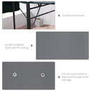 Outsunny 3 X 2.5m Patio Metal Gazebo Pergola Wall Mount Outdoor Shelter, Grey