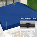 Outsunny Gazebo Roof Replacement UV50+ Waterproof 3x3(m) Blue