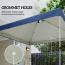 Outsunny Gazebo Roof Replacement UV50+ Waterproof 3x3(m) Blue