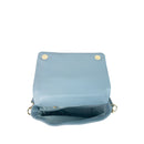 Arabelle Crossbody Buckle Bag -Blue