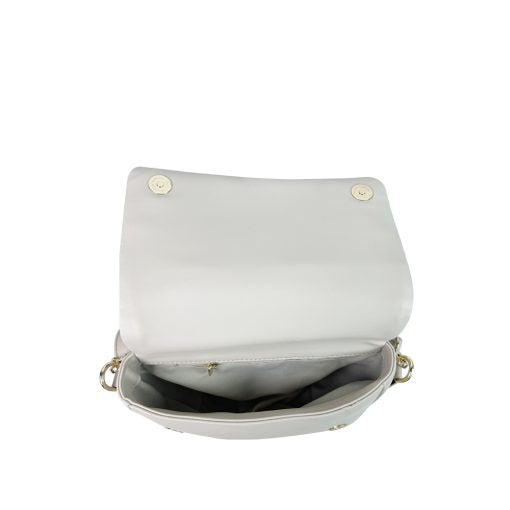Arabelle Crossbody Buckle Bag -Ivory
