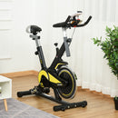 HOMCOM Exercise Bike 10KG Flywheel Cycling w/ Adjustable Resistance LCD Display