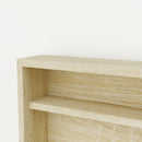 HOMCOM 5-Tier Wall Display Shelf Unit Cabinet W/ Shelves Glass Doors