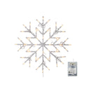 34cm Battery Operated Light up Christmas Snowflake with 50 Warm White LEDs