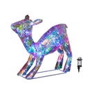 40cm Light Up Iridescent DreamLights Christmas Fawn With 100 White LEDs