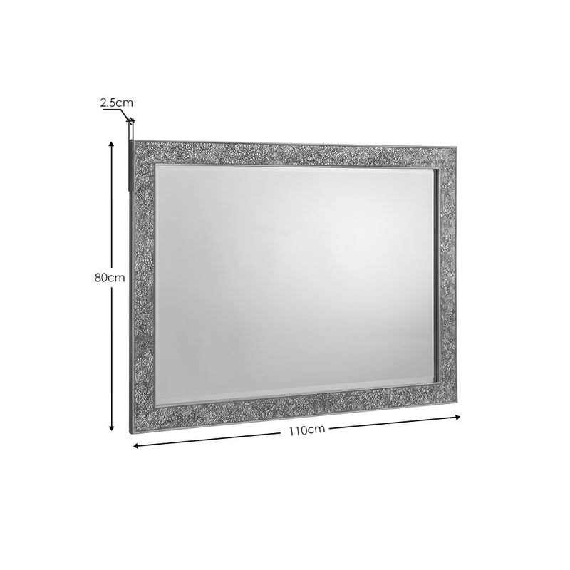 Staccato Fragment Wall Mirror
