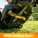 Outsunny 1800W Electric Lawnmower with 40cm Cutting Width, Mulching Feature