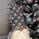 56cm Battery Operated Light Up Christmas Standing Gonk Decoration in Grey