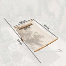 Outsunny Double Hammock 2-Person Padded Swing Bed Cream White