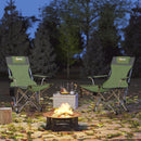 Outsunny Set Of 2 Reclining Camping Chairs