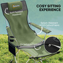 Outsunny Set Of 2 Reclining Camping Chairs