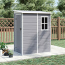 Livingandhome Outdoor Plastic Storage Shed