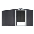 Breeins Steel Garden Shed with Log Storage
