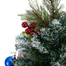 Lifeideas Artificial Christmas Tree with LED Lights and Decorations
