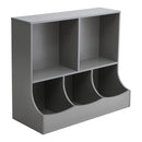 2-Tier Open Style Toys Books Storage Cabinet Organiser
