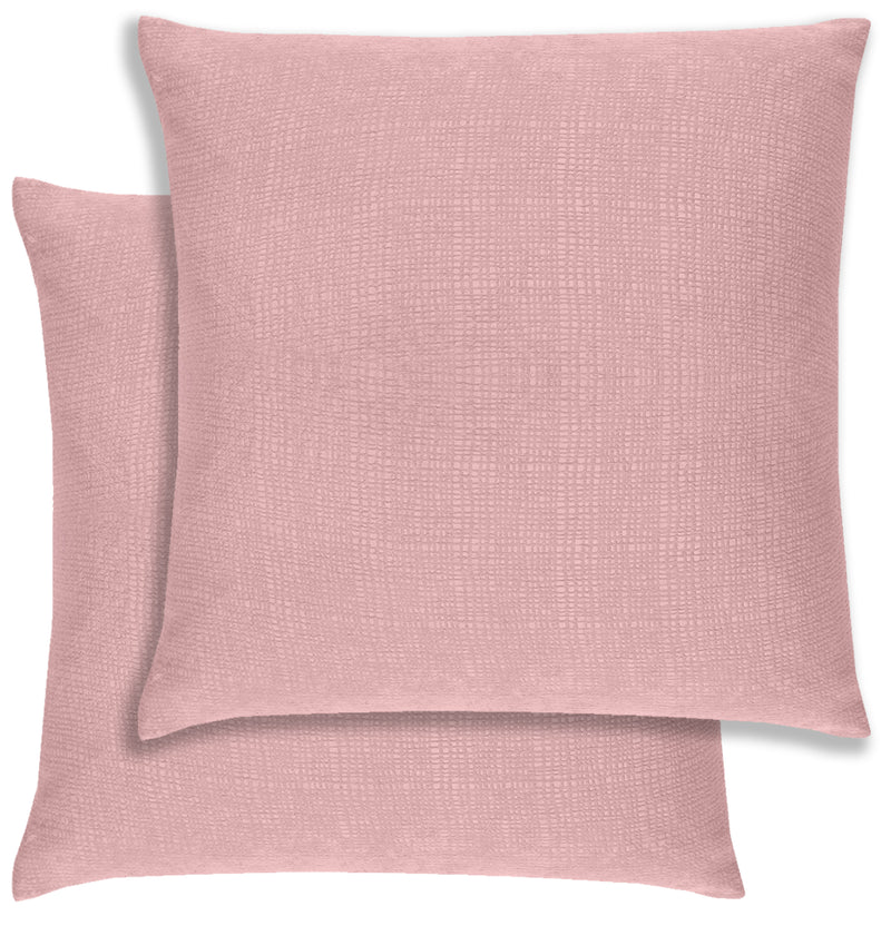 Enhanced Living Pair of Matrix Textured Cushion Covers - 43x43cm - Cases Only