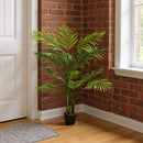 Breeins 150cm Artificial Bamboo Palm Tree Plant in Pot Indoor Living Room Plant Decor