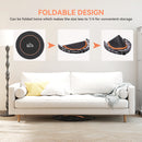 HOMCOM 40 Inch Foldable Mini Fitness Trampoline With Foam Handle