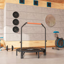 HOMCOM 40 Inch Foldable Mini Fitness Trampoline With Foam Handle