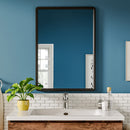 Livingandhome Rectangular Bathroom Mirror Wall Mounted