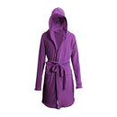 Solid Long Hooded Bath Robe