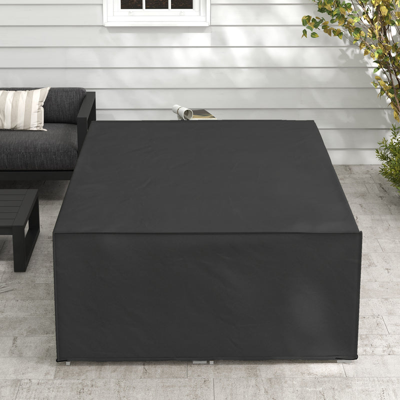 Outsunny Garden Furniture Cover Outdoor Waterproof Rattan Set Rain Protection