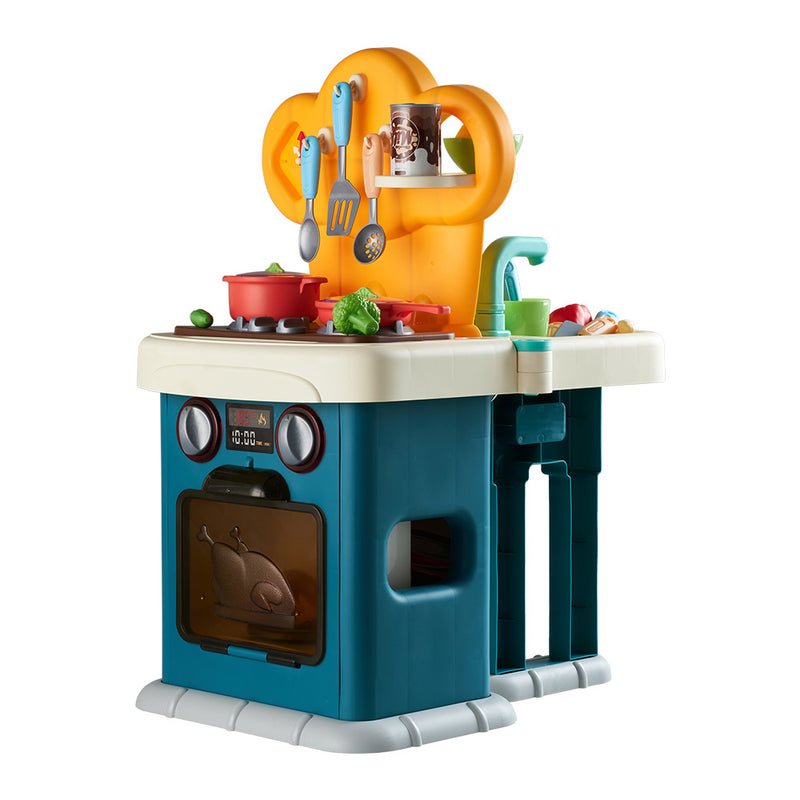 Kidkid Kids Pretend Kitchen Playset with Lights and Sounds