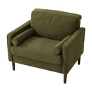 Livingandhome Upholstered Single Sofa Armchair