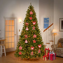 Livingandhome Christmas Tree Wooden Hanging Ornament Set