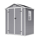 6x4FT Outdoor Plastic Garden Storage Shed
