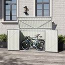 Livingandhome Heavy Duty Steel Bicycle Storage Shed