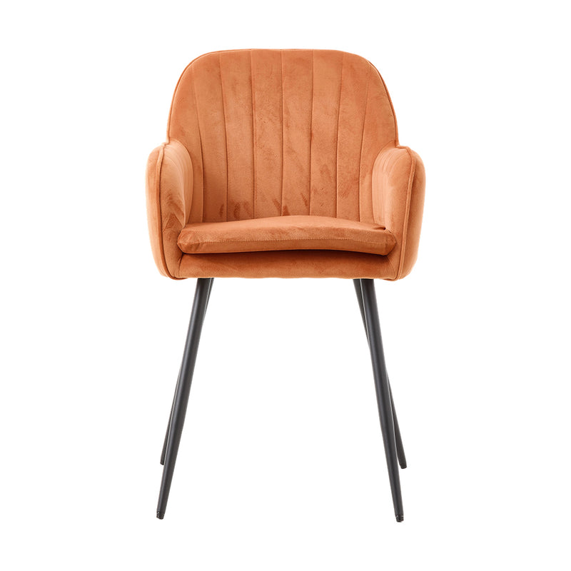 Livingandhome Set of 2 Upholstered Dining Chairs