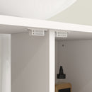 HOMCOM Bathroom Under Sink Cabinet For Basin With Or Without Pedestal Cream