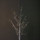 1.5m (5ft) Light up Christmas Birch Tree with 64 Warm White LEDs