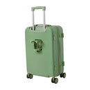 Livingandhome 21inch Suitcase With Combination Lock And USB Charging Port