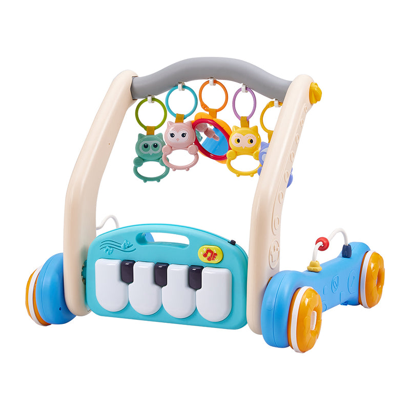 Livingandhome 2in1 Baby Play Mat and Walker with Musical Keyboard