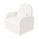 Swivel Chenille Upholstered Single Sofa Armchair