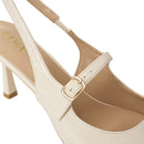 Elegant Pointed-Toe Slingback Heels with Adjustable Instep Strap