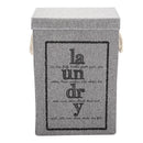 Lifeideas Foldable Home Laundry Baskets Laundry Hamper with Lid and Rope Handles