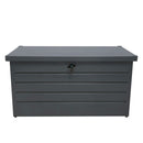 Garden Sanctuary Steel Garden Lockable Storage Box for Tools