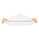 Lifeideas Acrylic Bathroom Corner Shelf Adhesive Shower Organiser