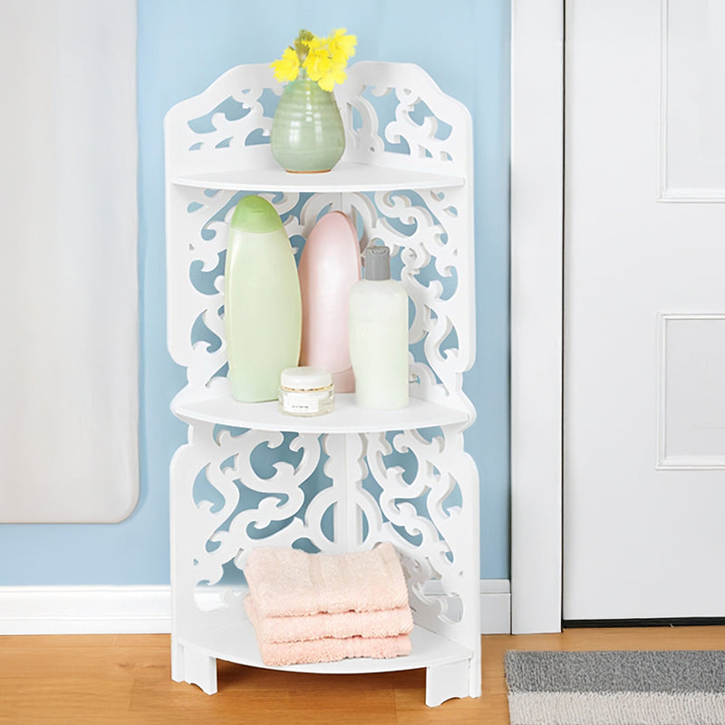 Lifeideas 3 Tiers Corner Storage Rack Cabinet Shelf Storage