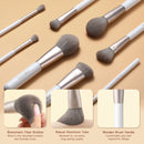 Livingandhome Professional Makeup Brush Set 18 Pcs For Foundation Powder Concealers Eye Shadows Blush