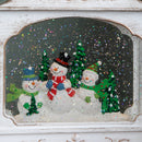 28cm Battery Operated LED Christmas Snowman Wonderland Lantern Decoration