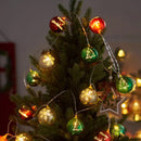 Lifeideas Battery-Powered Christmas Bauble String Lights