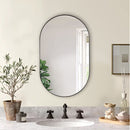 Cottonfy UK Oval Metal Wall Mirror