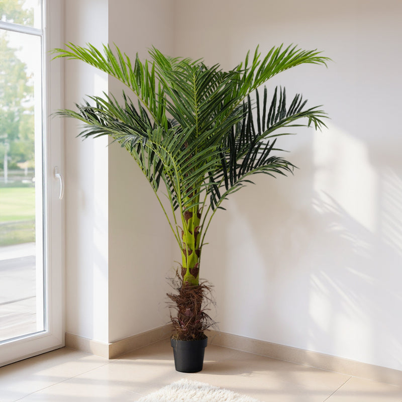 Garden Sanctuary Artificial Palm Tree Fake Greenery Decoration for Home
