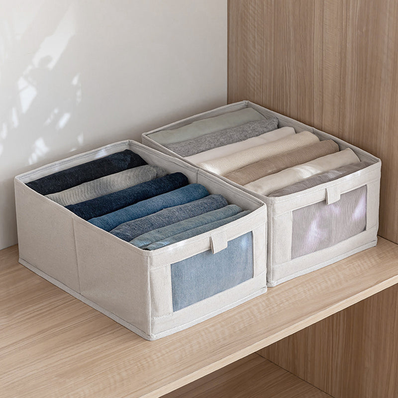 Lifeideas Foldable Fabric Clothes Jeans Storage Organizer