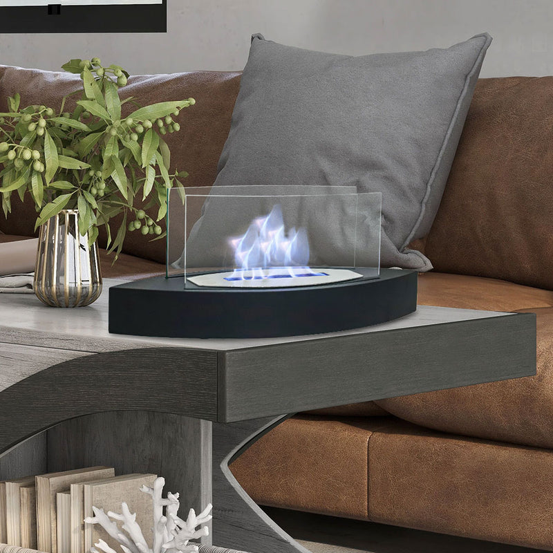Unique Smokeless Stainless Steel Tabletop Ethanol Fireplace
